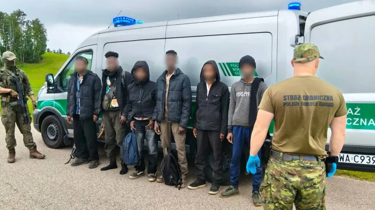 Już ponad 450 nielegalnych migrantów zatrzymano w Polsce. Dane dotyczą 100 km granicy z Litwą