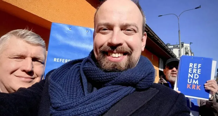 Jan Hoffman, jeden z inicjatorów referendum, będzi