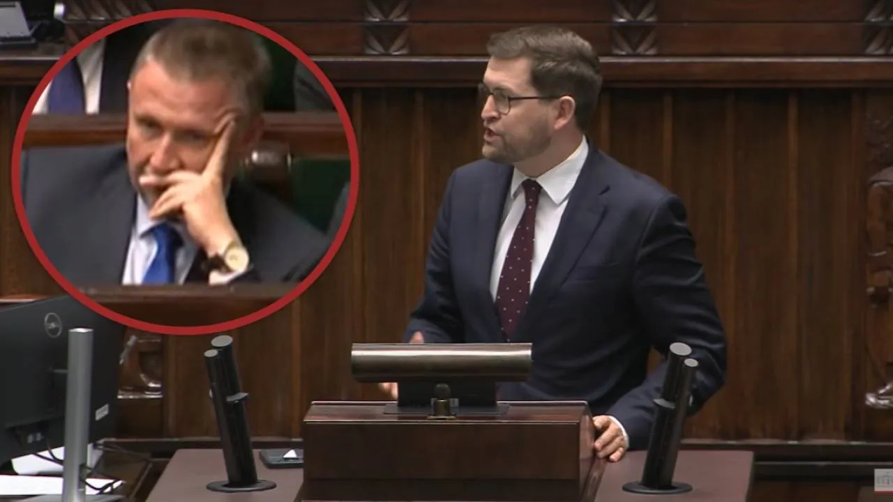 "Nie tylko nie panuje pan nad sobą, gdy dopadnie pana pogłos...". Śliwka zakpił z Kierwińskiego w Sejmie