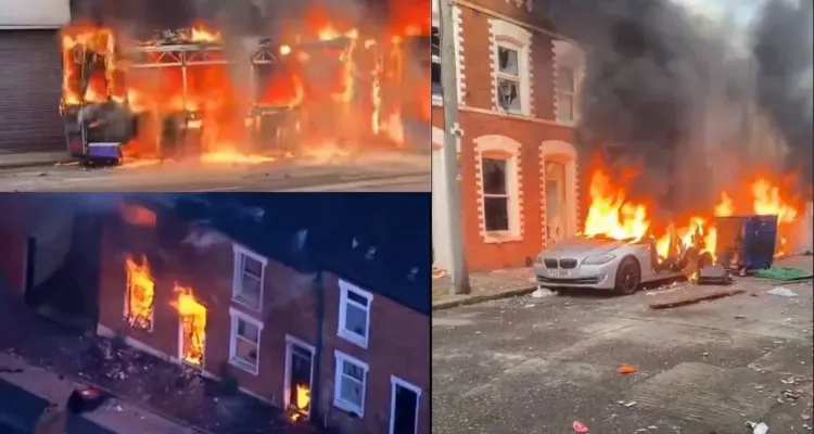 Belfast w nocy zapłonął. Zamieszki po brutalnym at