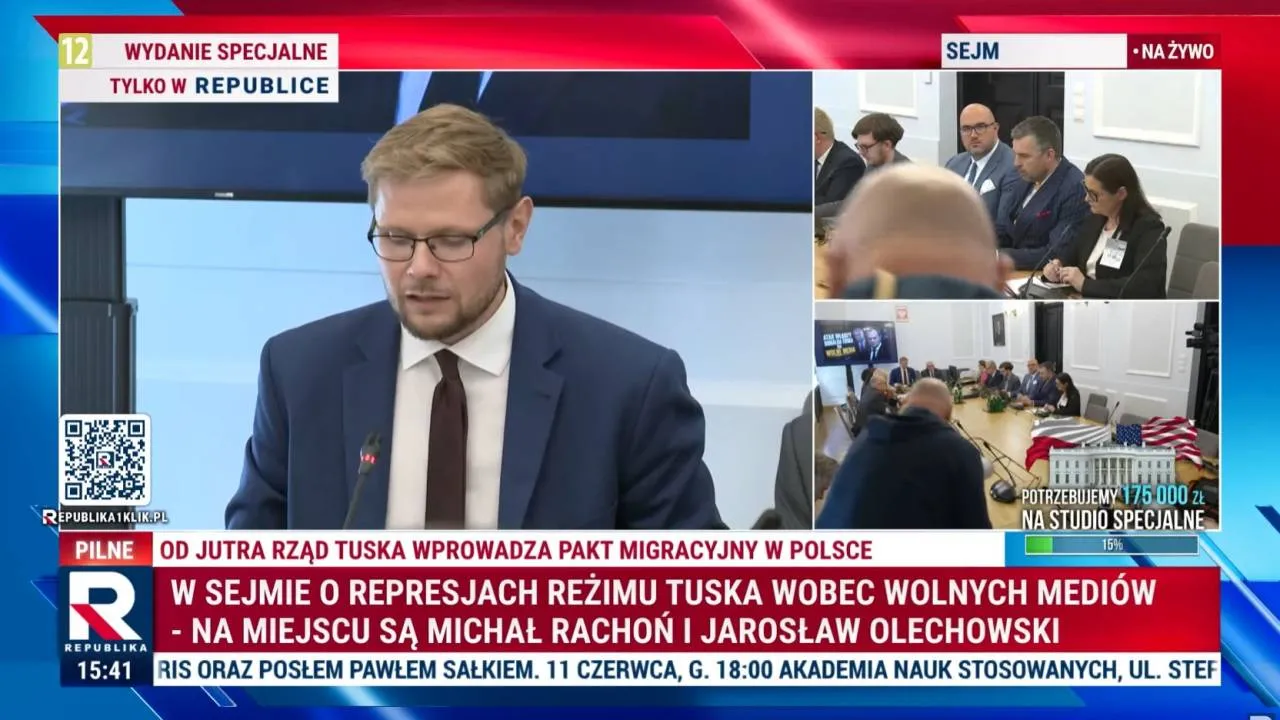 W Sejmie o prześladowaniu dziennikarzy. Zespół przeciwdziałania bezprawiu rozpoczął posiedzenie