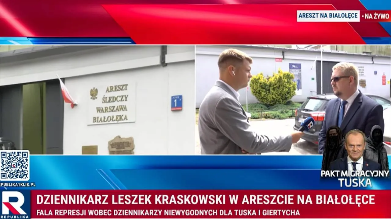 Adwokat Kraskowskiego o szokujących szczegółach zatrzymania. "Jest pogryziony przez pluskwy"