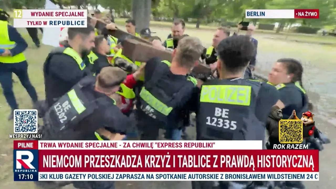 Kuriozalne tłumaczenie niemieckiej policji po ataku na Polaków. "Przemarsz zakazany"