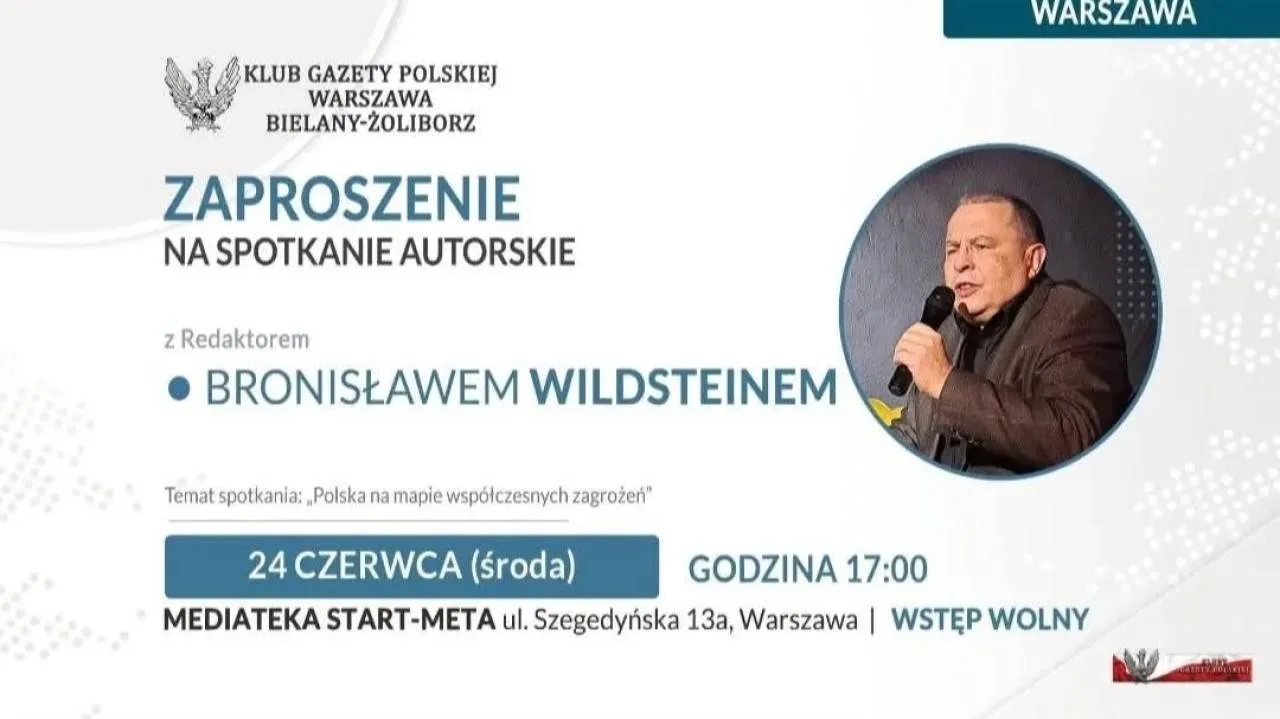 Wyjatkowe spotkanie z Bronisławem Wildsteinem