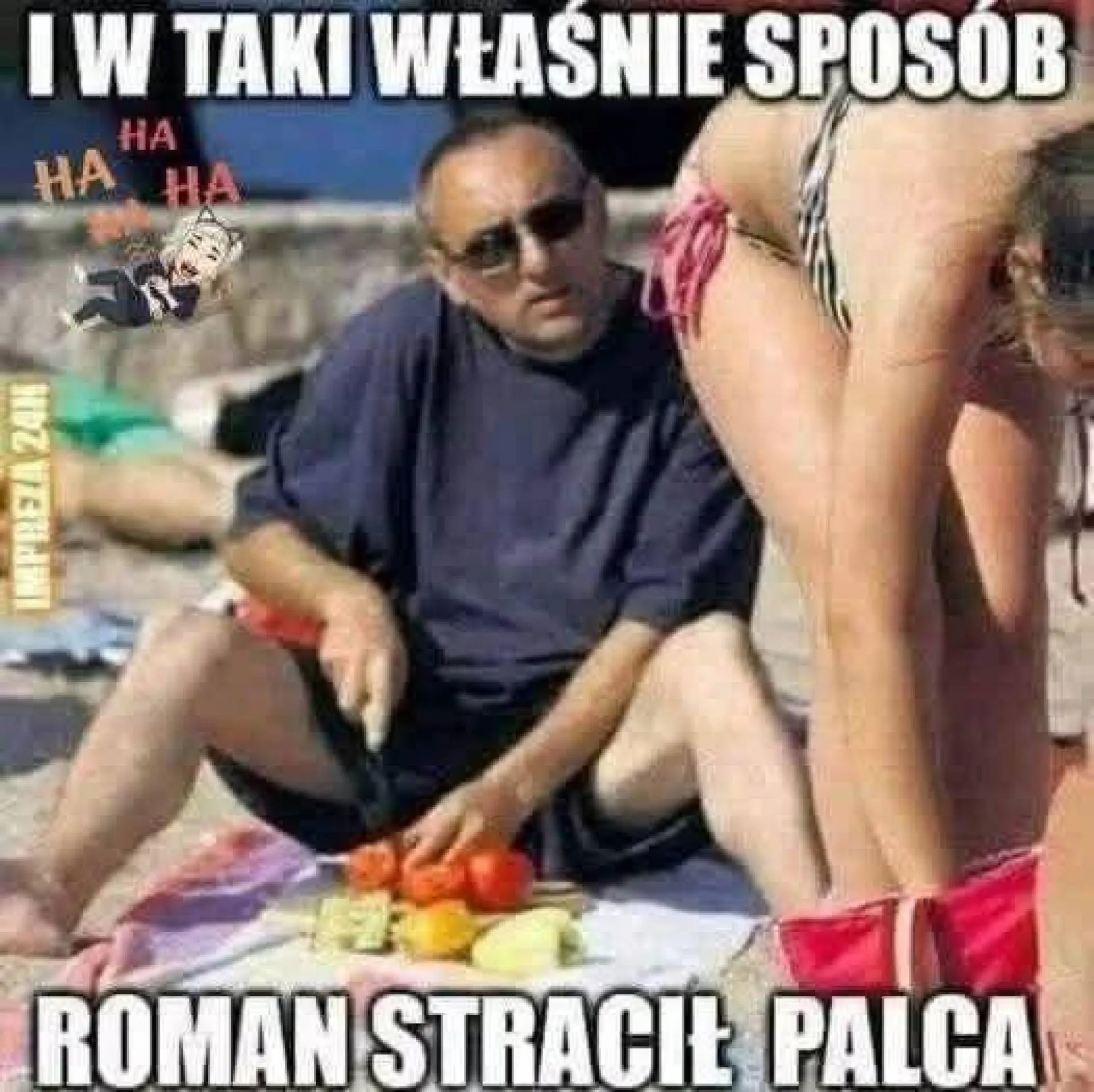 Roman się zagapił