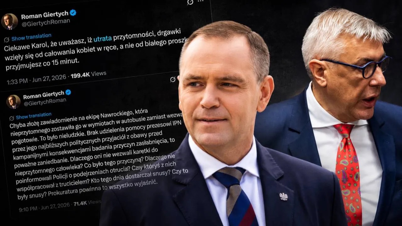 Tak Giertych zareagował na dramatyczną relację Nawrockiego. Obrzydliwe wpisy polityka KO