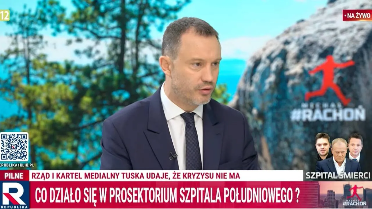 "Nie bądźmy naiwni". Poseł Konfederacji ostro o aferze w Szpitalu Południowym