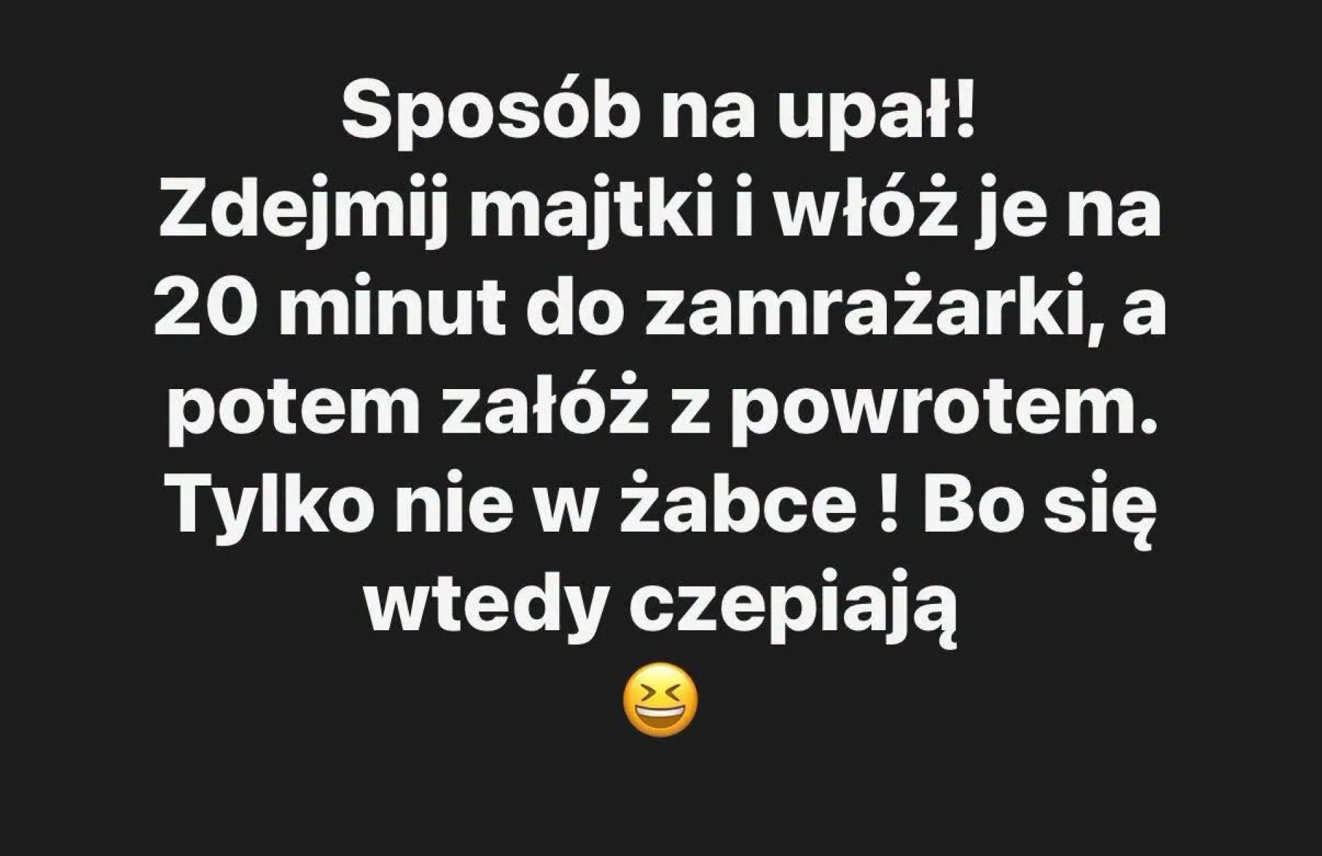 Sposób na upał