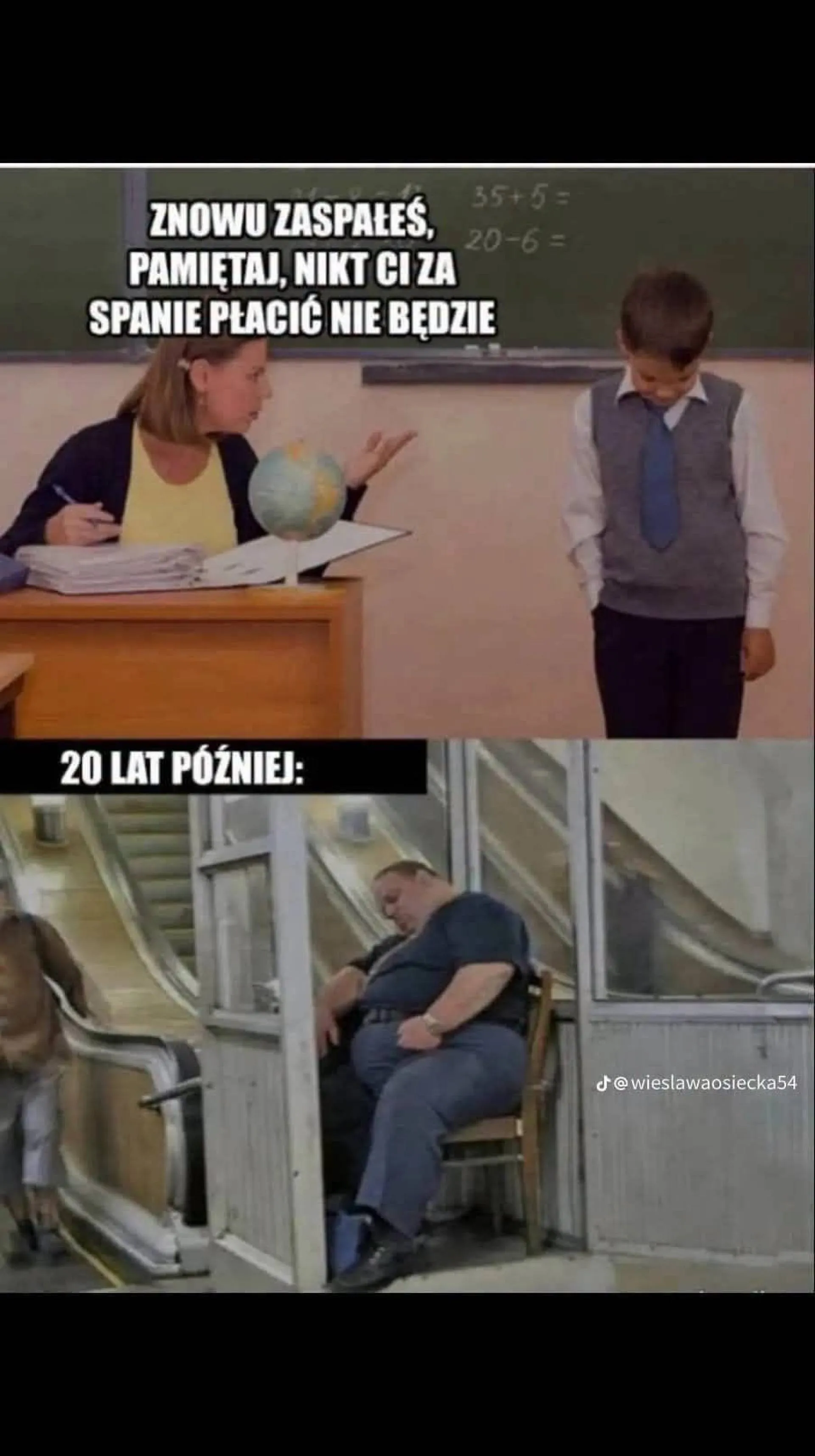 Spanie w pracy