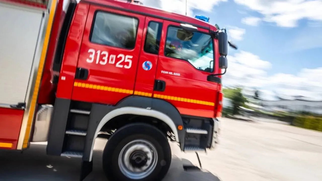 Pożar traw na Mazowszu. Utrudnienia w ruchu pociągów