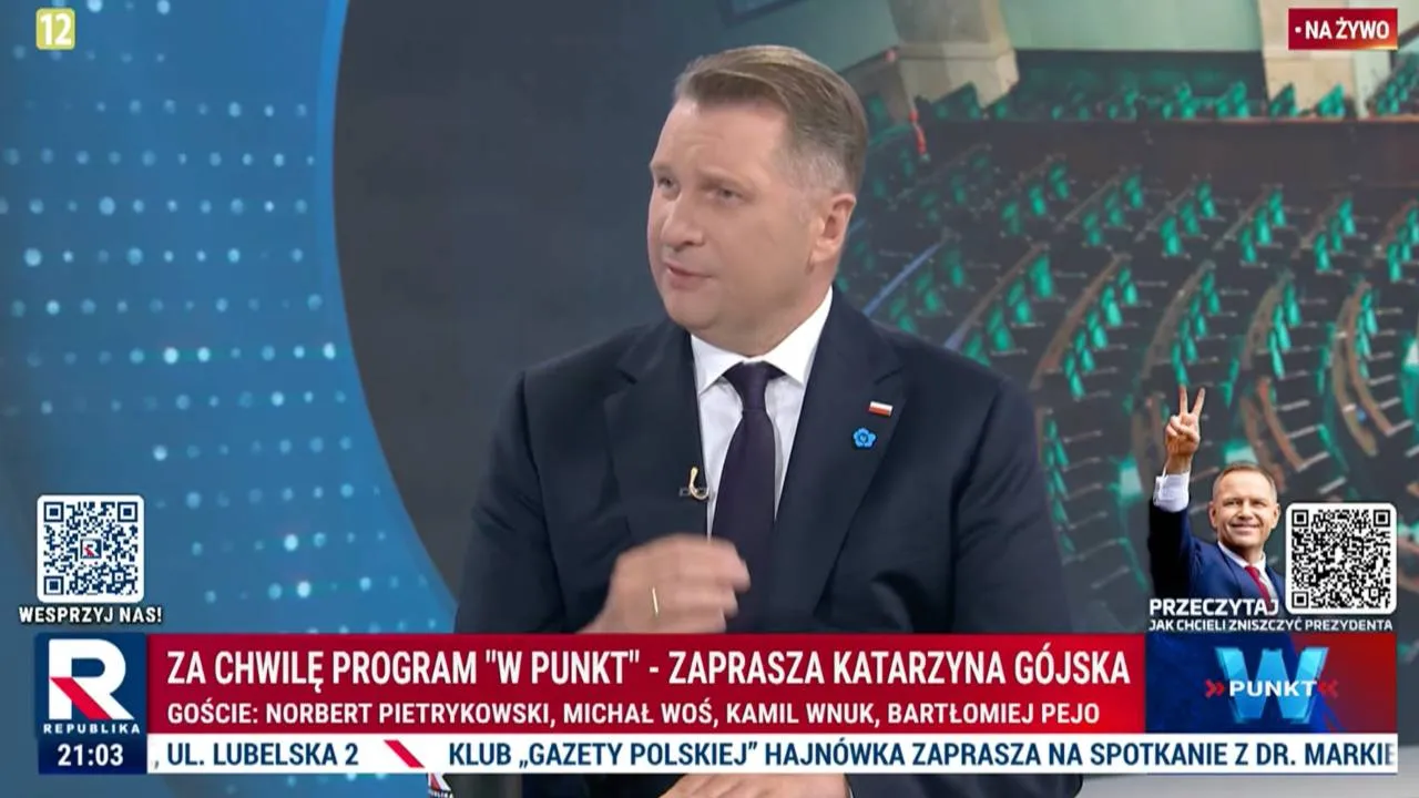 Najście policji i skucie asystentki Sakiewicza. Czarnek: "To jest państwo Tuska"