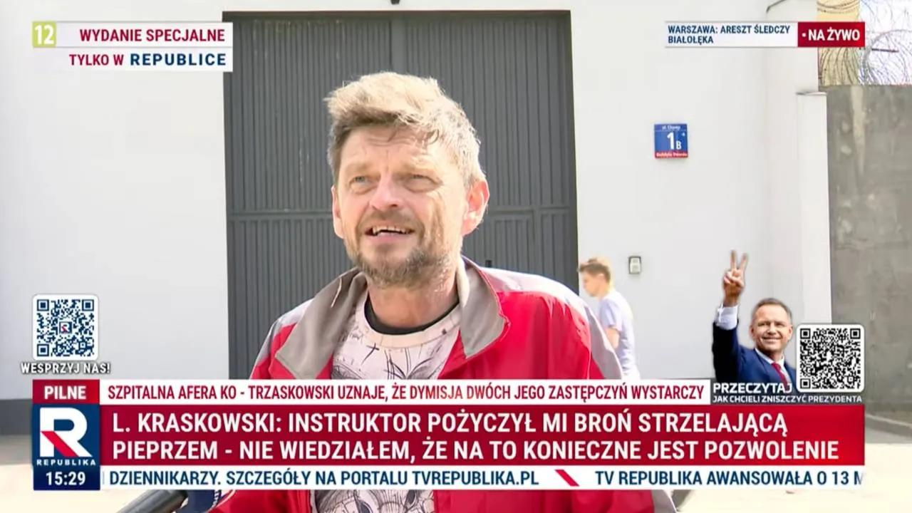 Kraskowski przekonany, że ktoś go wkopał. "Całą robotę wykonano profesjonalnie"