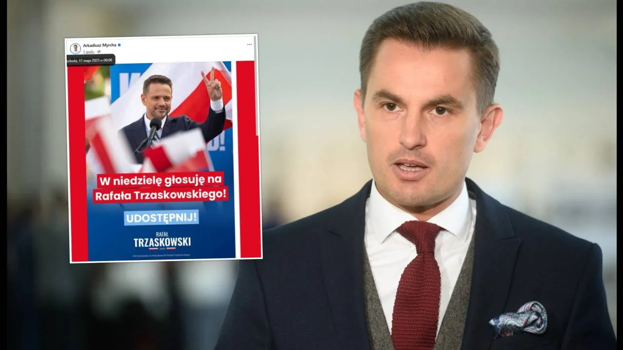 Złamanie ciszy wyborczej w 2025 r. Myrcha straci immunitet? Jest wniosek