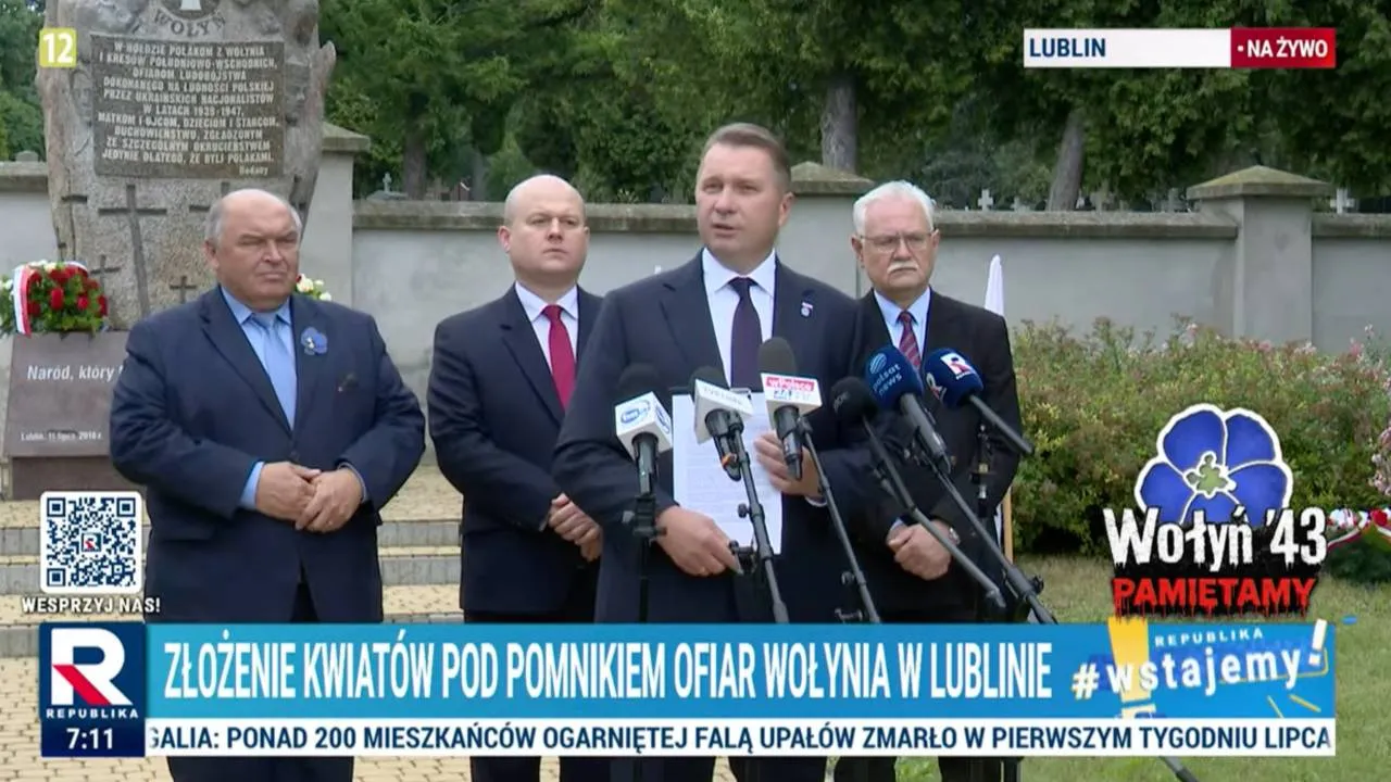 "Ukraina nie jest skazana na gloryfikowanie banderyzmu". Czarnek złoży projekt uchwały