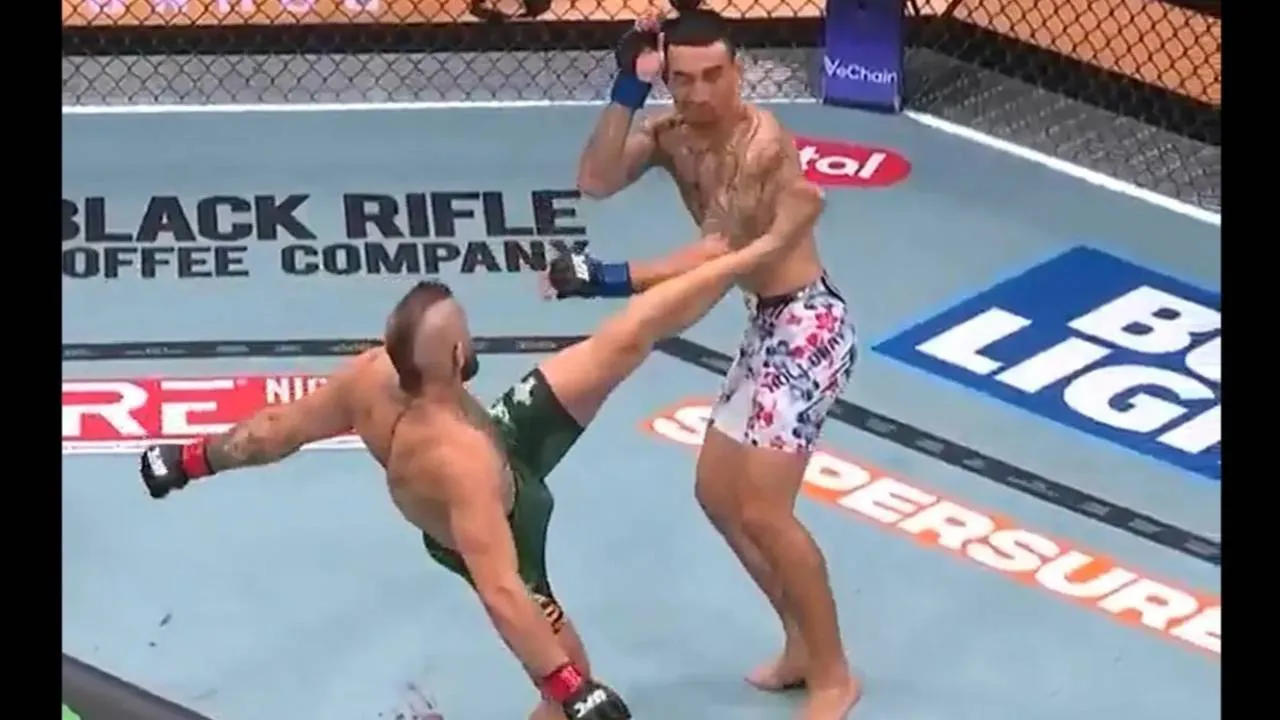 Legenda padła po minucie. Fatalny powrót Conora McGregora [WIDEO]