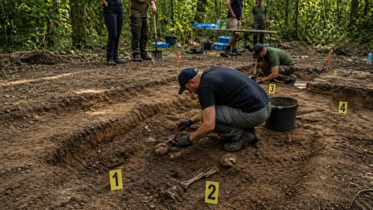 IPN: Rozpoczynają się ekshumacje ofiar zbrodni wołyńskiej w Ostrówkach i Woli Ostrowieckiej