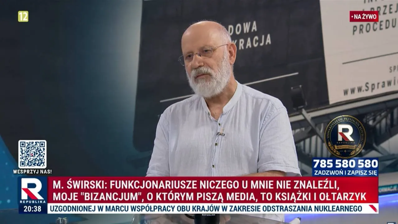 Ścigają Świrskiego za sprawę sprzed 9 lat. „Wszystkie rzeczy, które robiłem, robiłem z myślą o Polsce”