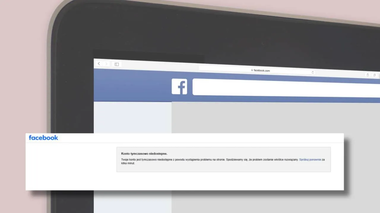 Duża awaria Facebooka. Nie działa aplikacja ani strona