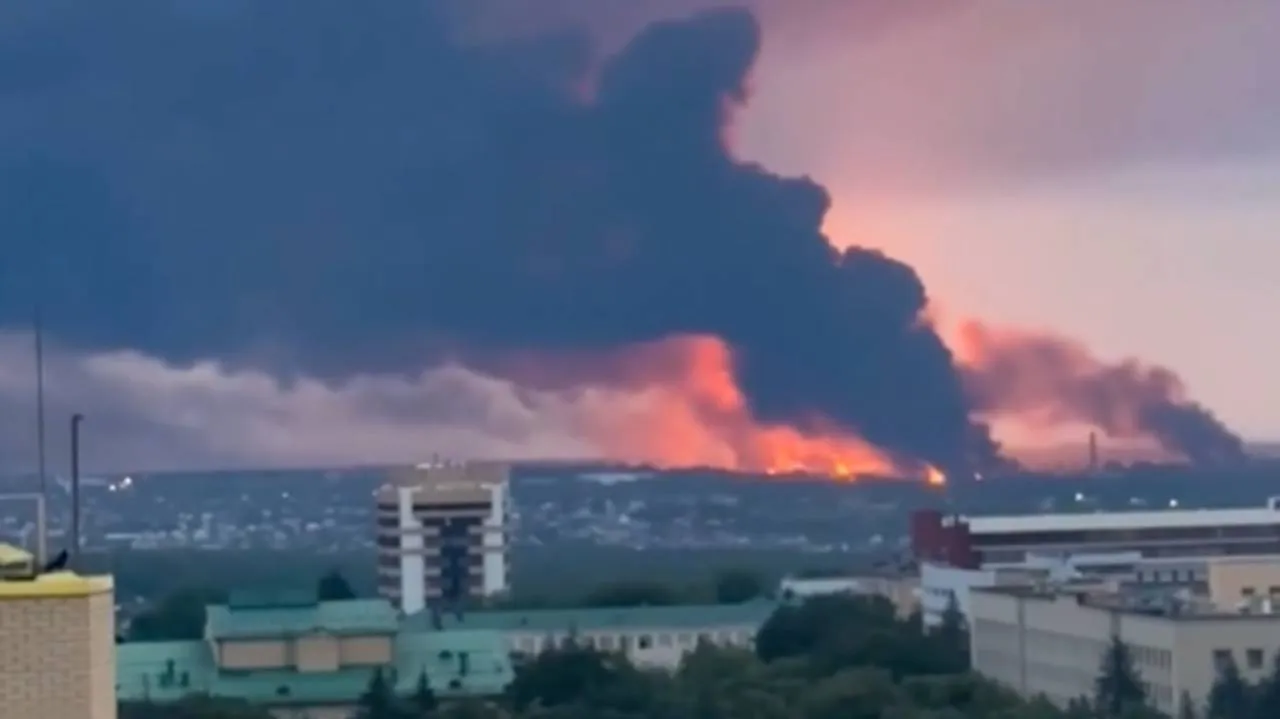 Potężne pożary na południu Rosji. Ukraina uderzyła w magazyny ropy naftowej