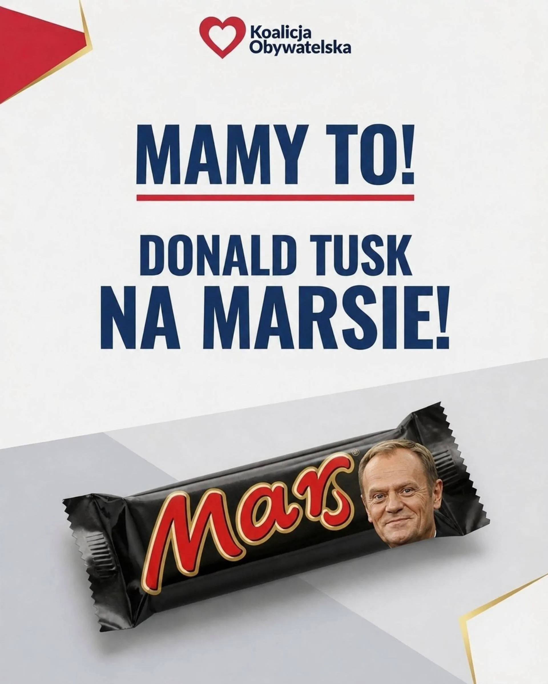 Donald na marsie