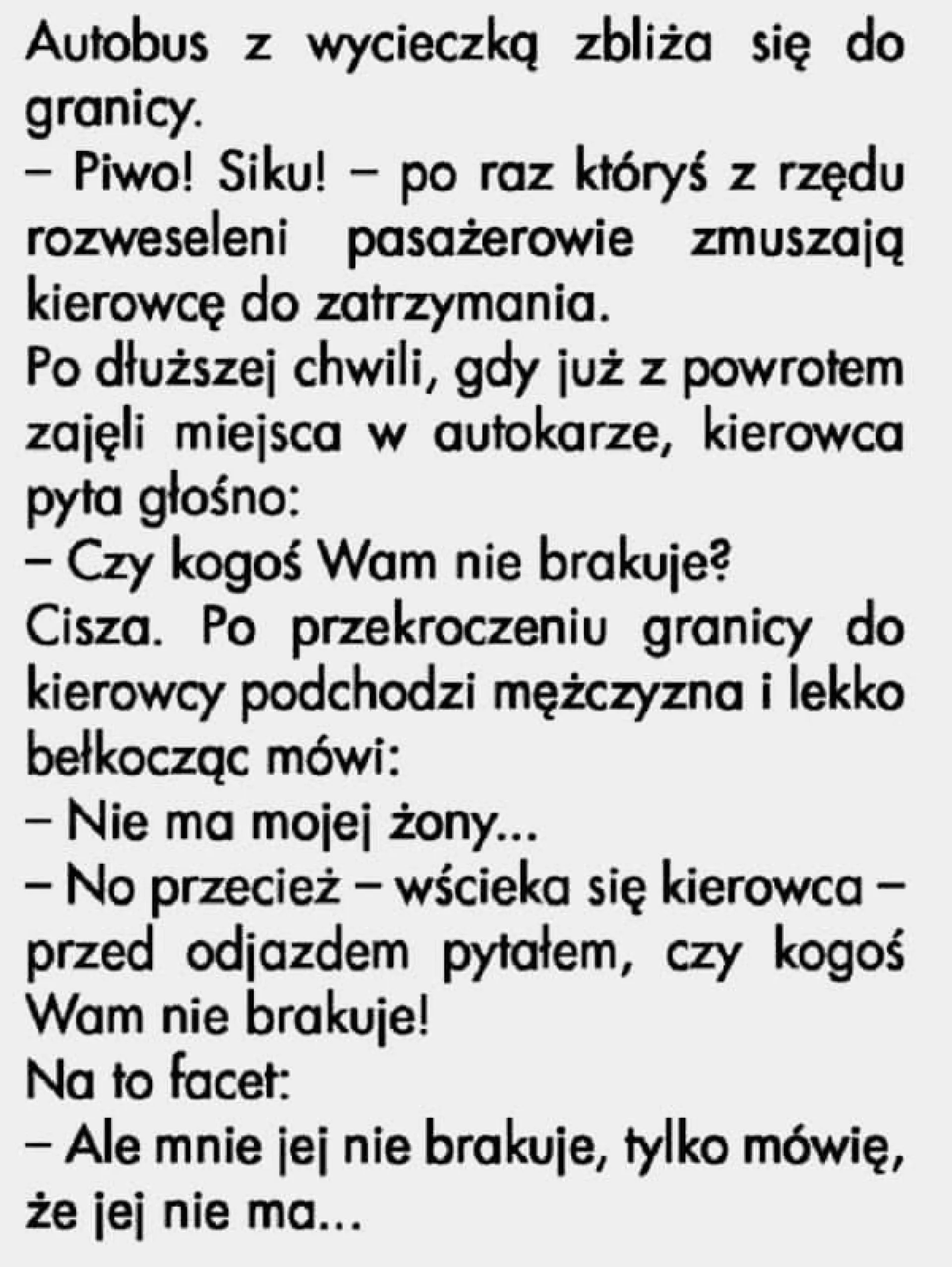 Nie ma, ale czy brakuje?