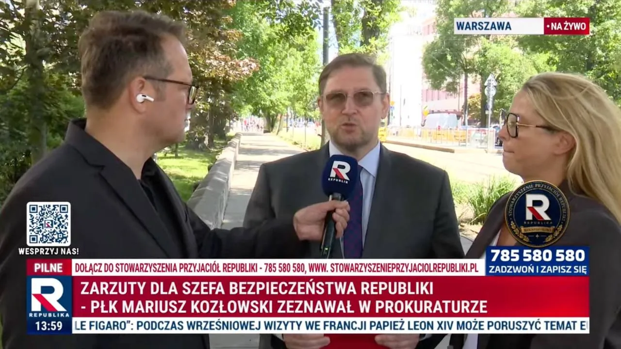 Szef ochrony Republiki z zarzutami. "Stróżyk próbuje się mścić"