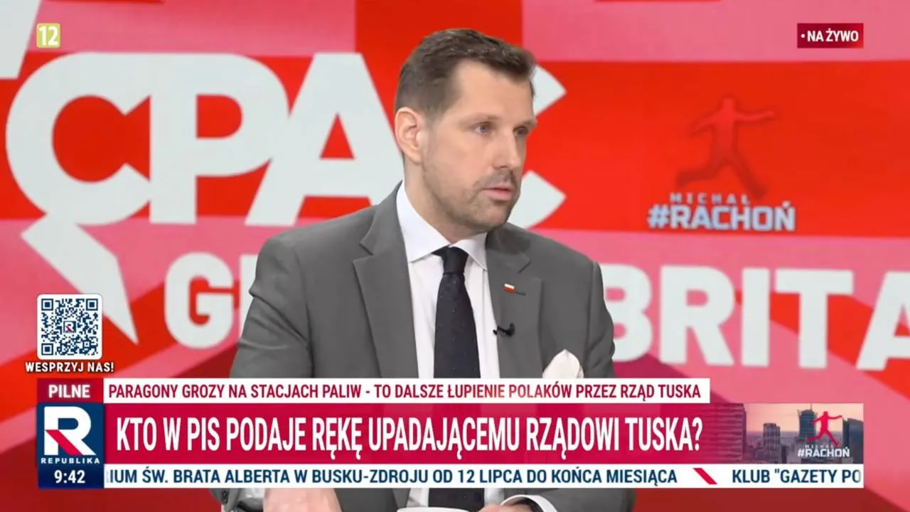 Bocheński szuka analogii do sporu w PiS. "Idziecie do prezesa Sakiewicza i mówicie..."