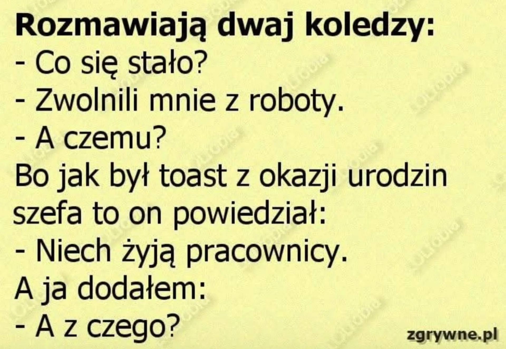 Niech żyją pracownicy