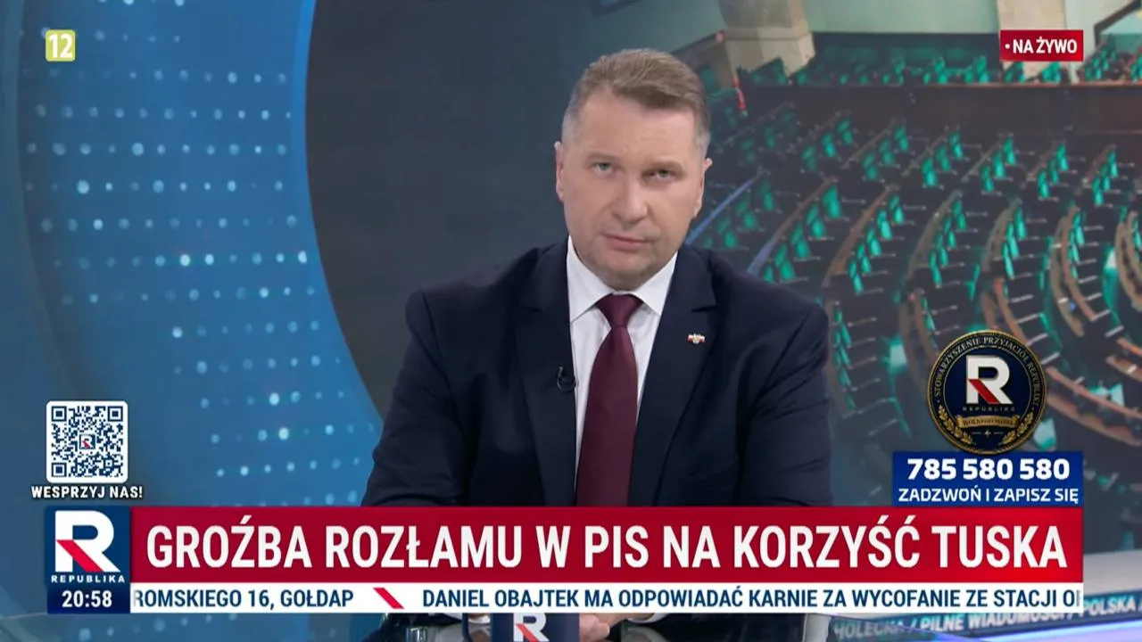 Czarnek: Żądam od moich przyjaciół opamiętania się i minimum lojalności wobec PiS