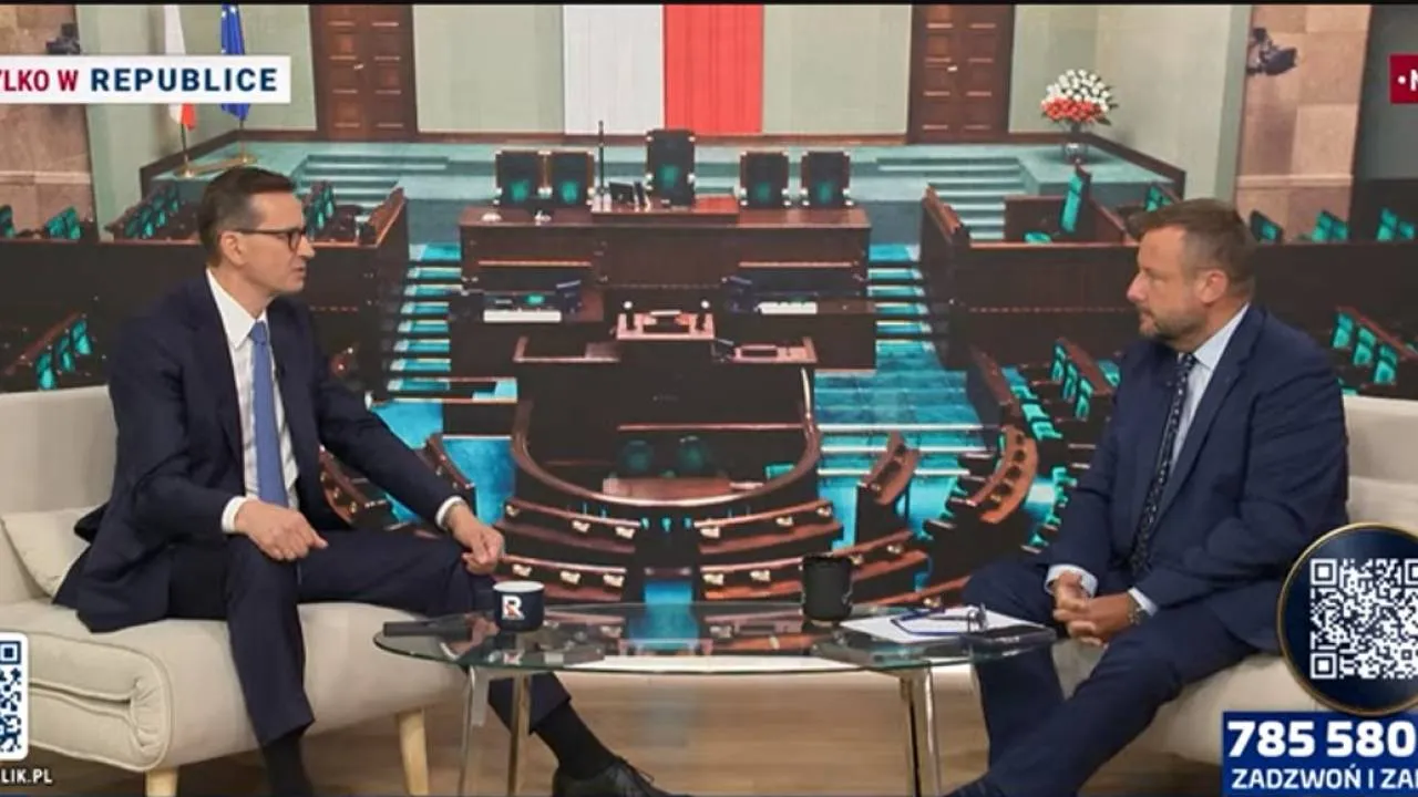 "Nie ma dzisiaj hegemona na prawicy". Morawiecki w TV Republika o głównym celu
