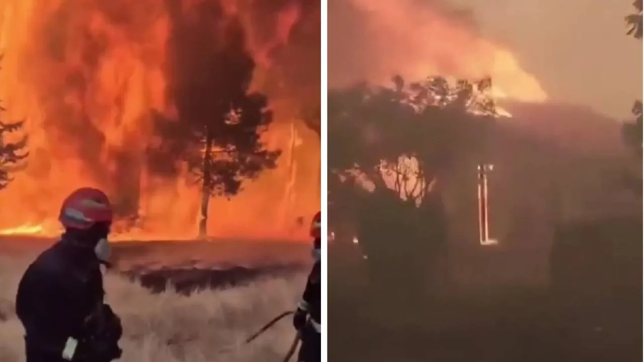 Hiszpania i Francja walczą z ogniem. Władzę podjęły kolejne trudne decyzje [WIDEO]