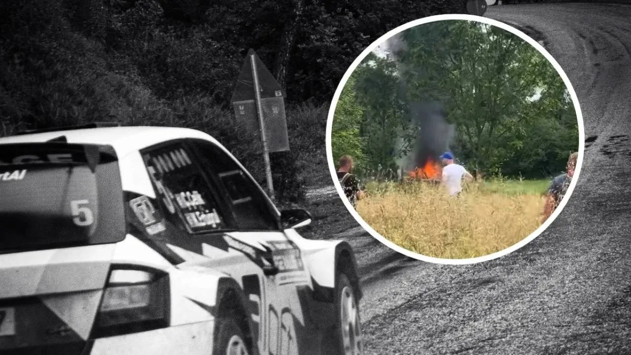 Rajd Polski przerwany po wypadku. Szokujące nagrania trafiły do sieci