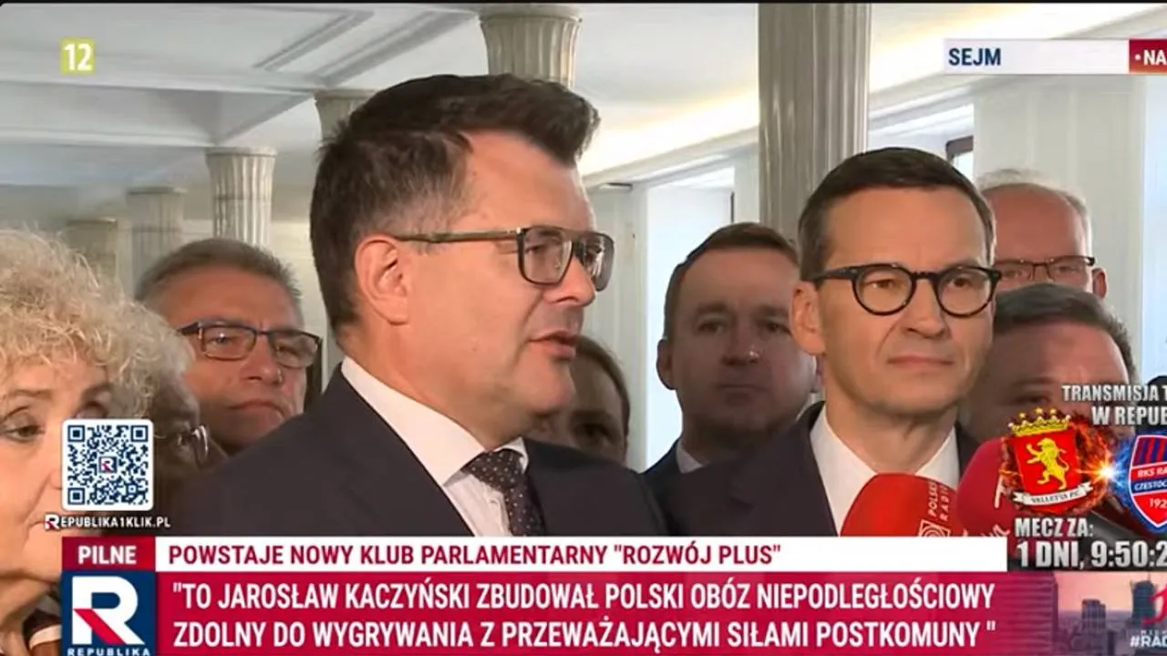 Dołączył dziś do stowarzyszenia Morawieckiego. Uściński: Pan prezes postawił mnie w sytuacji wyboru