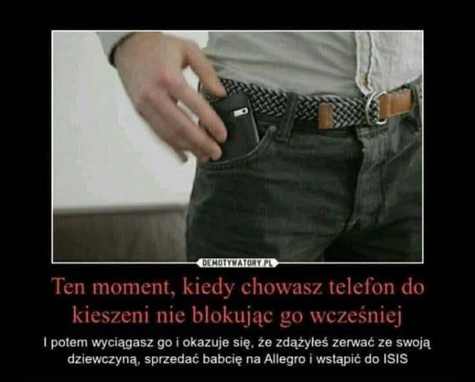 Blokujcie telefony