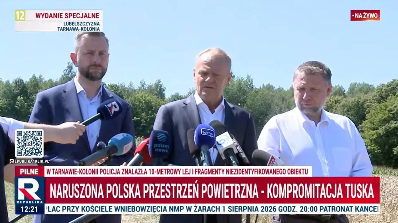 W stronę Polski leciały dwa pociski. "Ukraińskie myśliwce do samej granicy próbowały je zniszczyć"