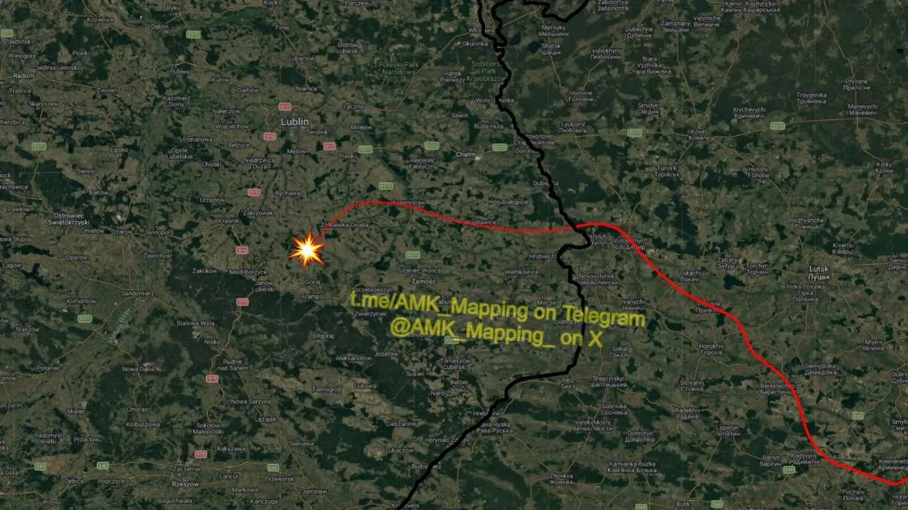 Rosyjska rakieta spadła na Lubelszczyźnie? Potężny huk i 10-metrowy krater