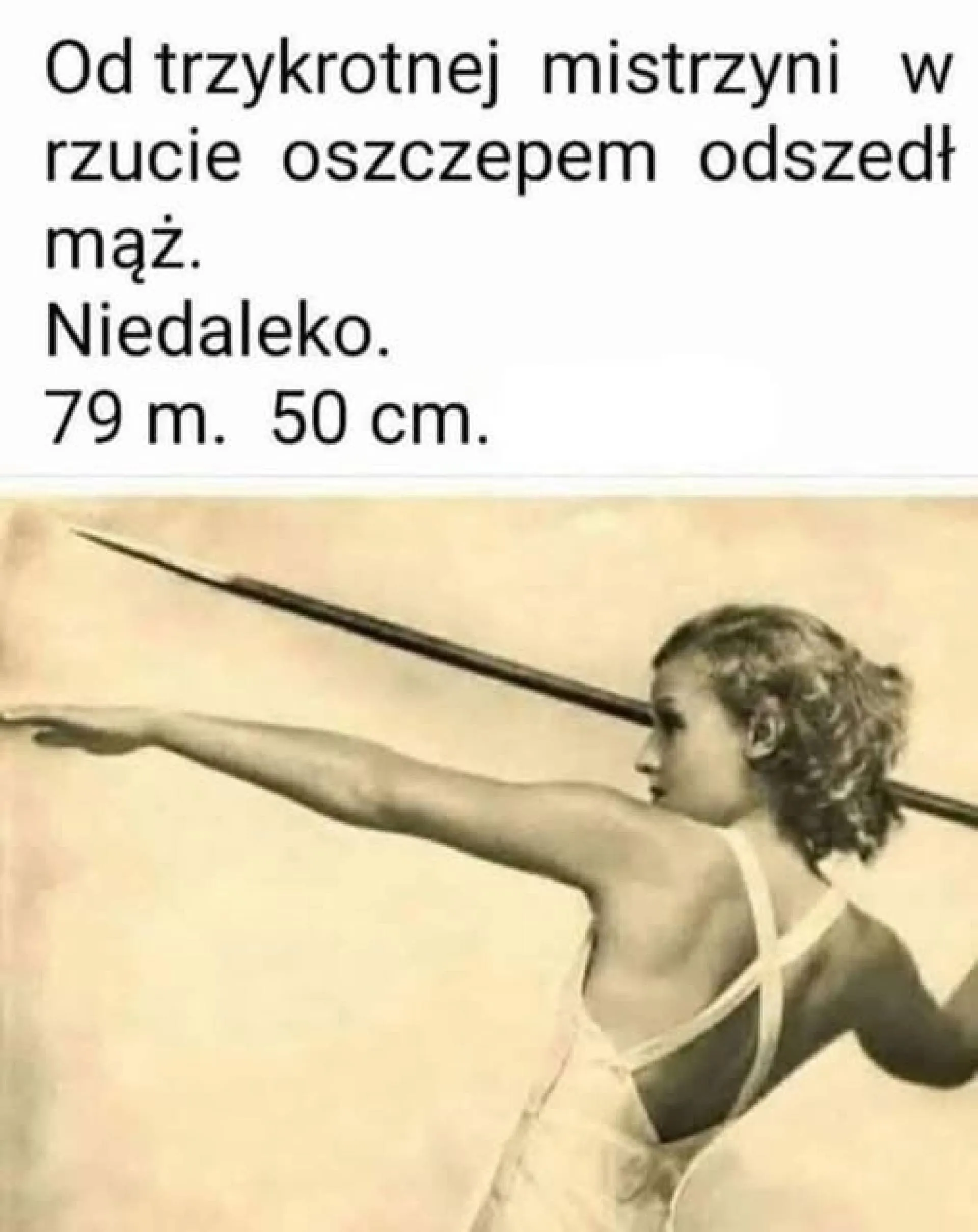 Za daleko nie odszedł
