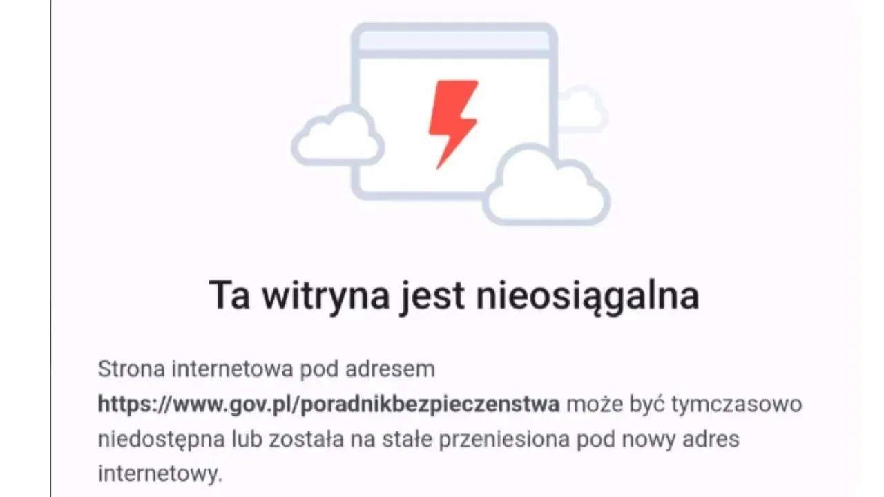 Rządowe strony nie działają. Resort cyfryzacji tłumaczy, że to "nie są problemy techniczne"