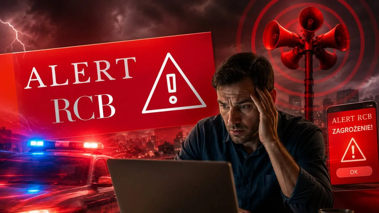 Alert RCB wysłany po czasie. Sakiewicz z gorzkim komentarzem. "Najnowsza instrukcja..."