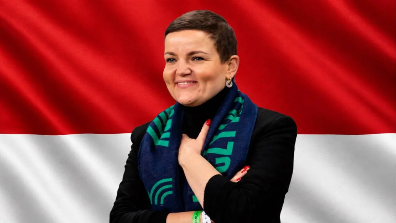 Wieniec z resortu. Pani "ministra" pomyliła barwy narodowe na szarfie