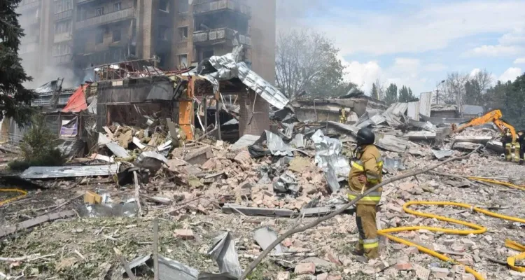 Rosjanie zbombardowali Kramatorsk. Co najmniej 24 osoby ranne