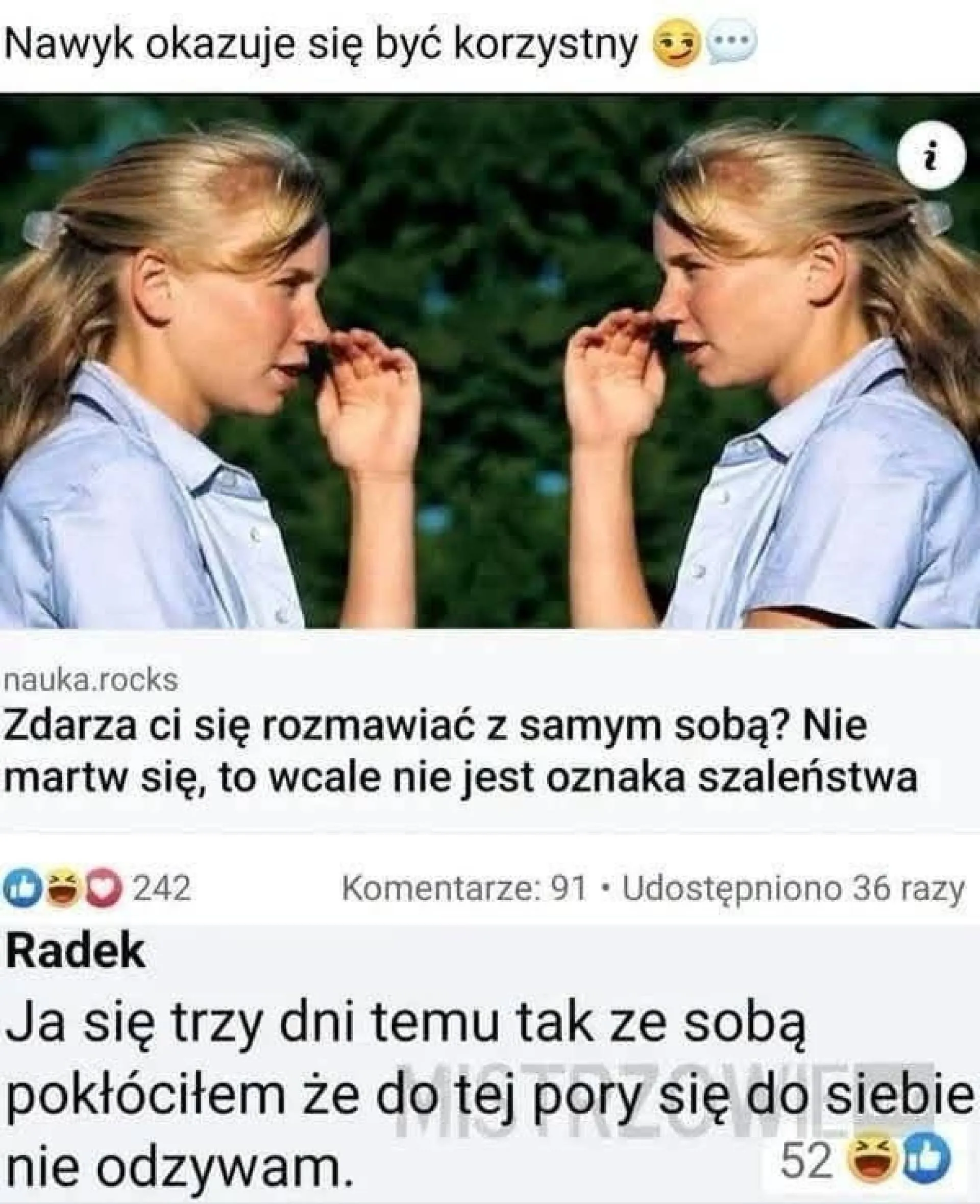 Korzystny nawyk