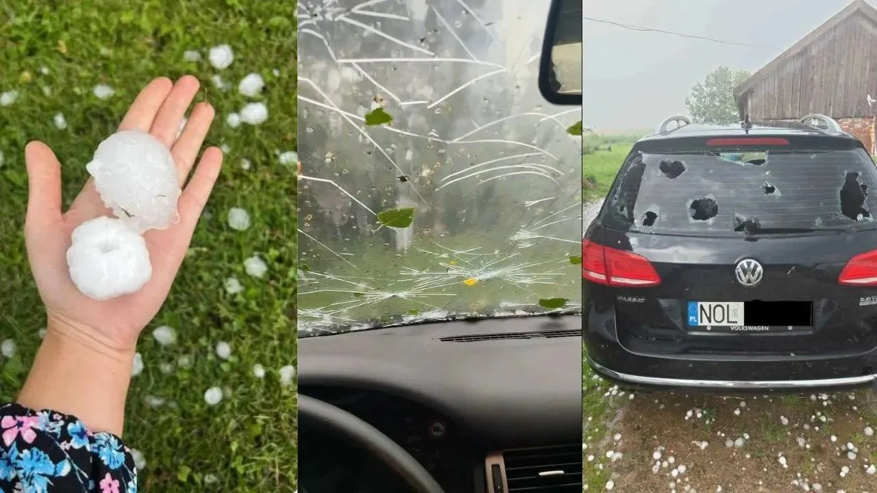 Rozbite szyby i grad wielkości jajek. Przez Polskę przeszły nawałnice i potężne burze. W sieci krążą nagrania