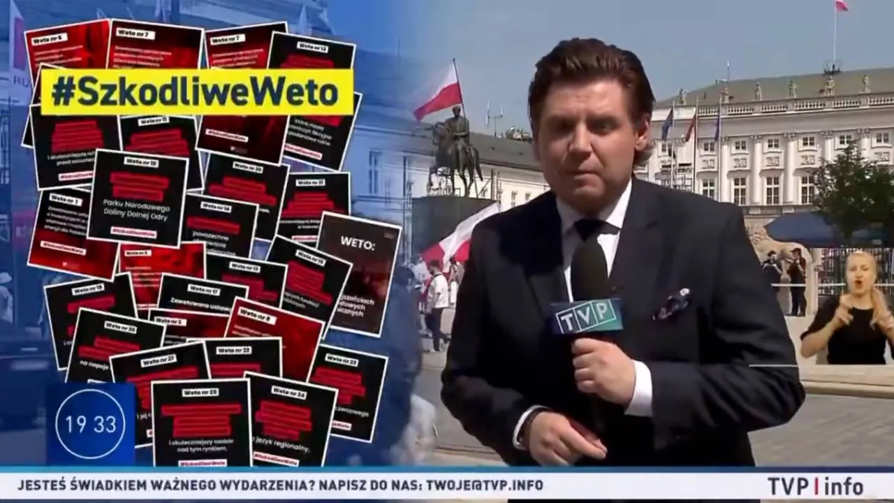 Tak TVP Info w likwidacji „uczciła” rocznicę prezydentury Karola Nawrockiego. Zobacz WIDEO