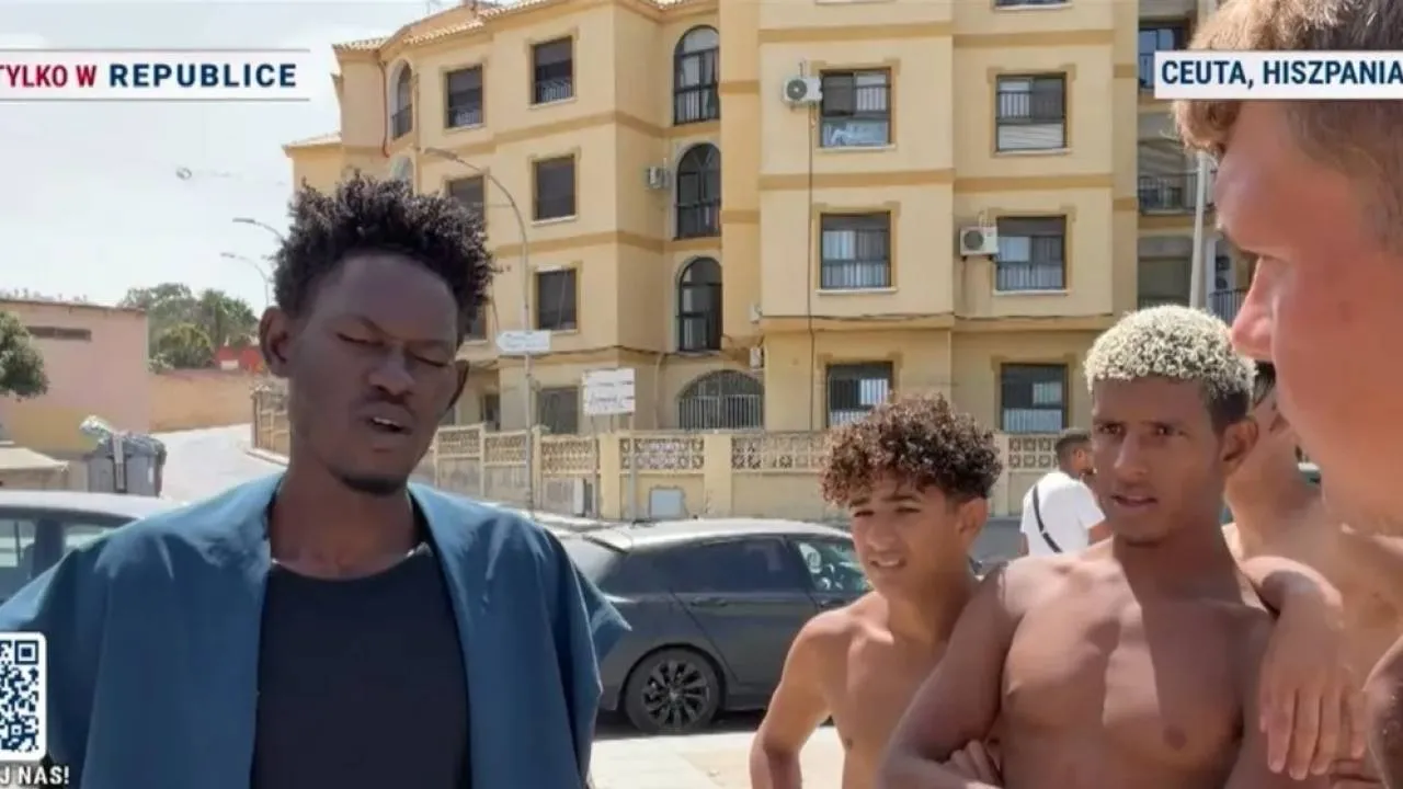 Ceuta. Reporter TV Republika rozmawiał z nielegalnymi migrantami. "Zaplanowana operacja"