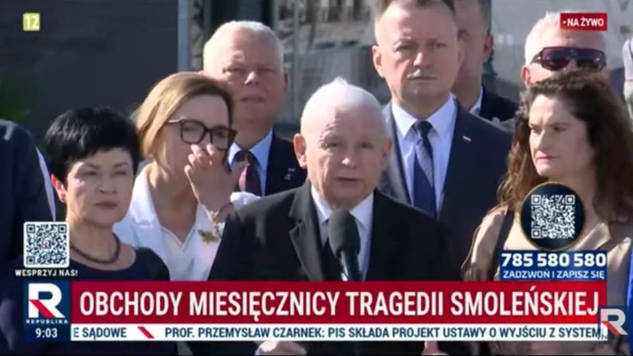 Jarosław Kaczyński podczas miesięcznicy smoleńskiej: „Jestem pewien, że przyjdzie dzień zwycięstwa”