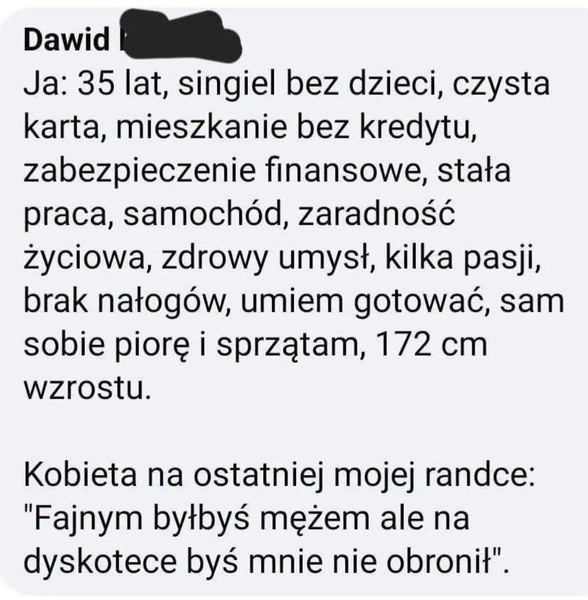 Materiał na męża