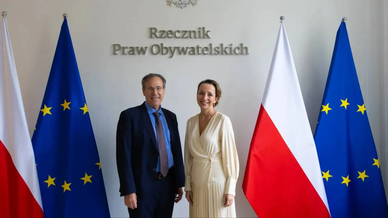 Jedno z pierwszych spotkań nowej RPO - z ambasadorem Niemiec. Rozmawiano o "orzeczeniach sądów europejskich"