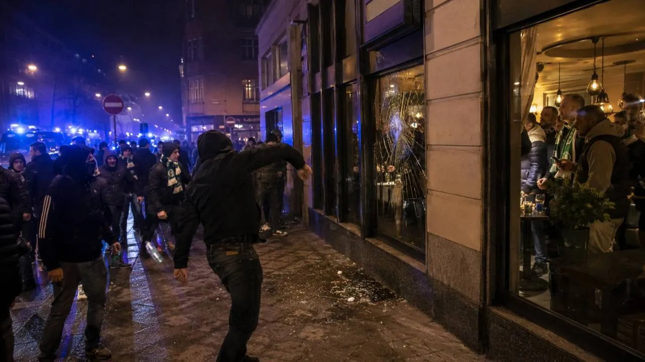 Sceny grozy przed meczem Górnika. Pseudokibice zaatakowali Węgrów