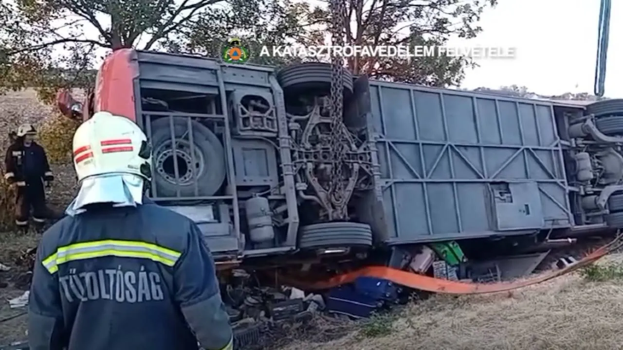 Tragedia na drodze. Wiele ofiar śmiertelnych w wypadku polskiego autokaru na Węgrzech